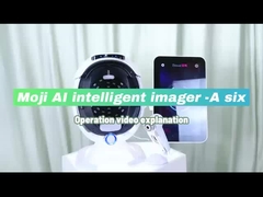 美容室 フルフェイス皮膚検査機 UV / RGB / PLライト 多言語サポート