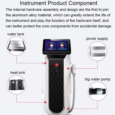 Diode Laser Permanent Hair Removal Machine 755nm 808nm 1064Nm Medical Beauty Equipment
